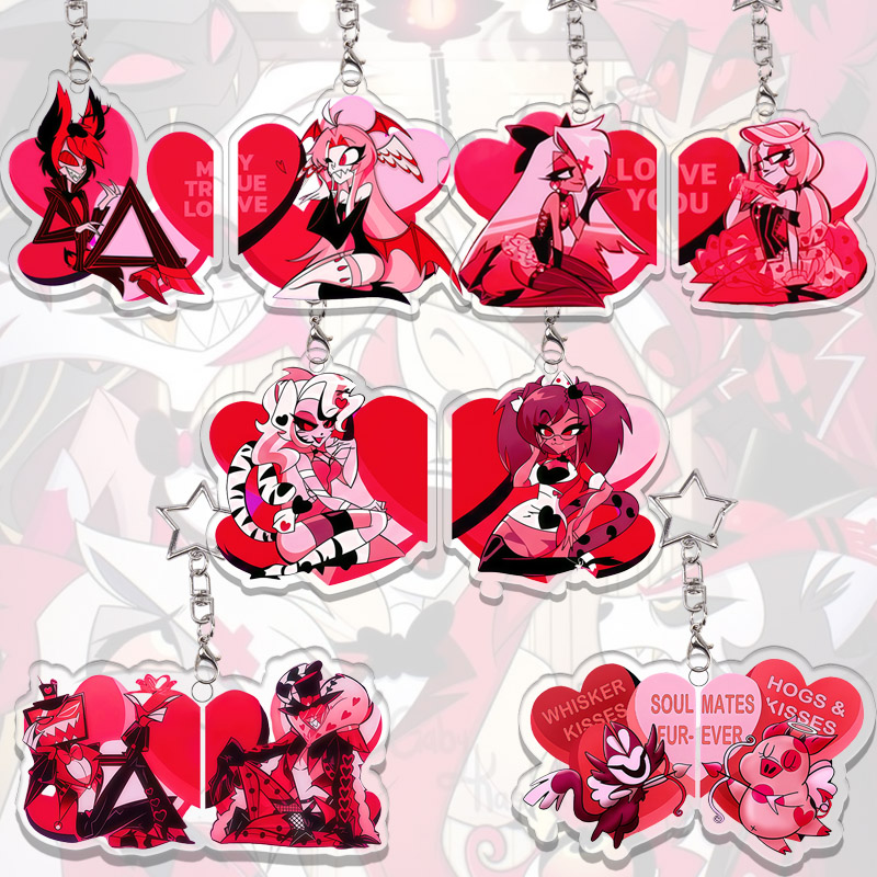 Hazbin Hotel Acrylic Keychain  - огляд і ціна Japanese Snacks