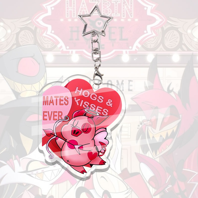 Hazbin Hotel Acrylic Keychain  - огляд і ціна Japanese Snacks