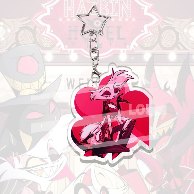 Hazbin Hotel Acrylic Keychain  - огляд і ціна Japanese Snacks