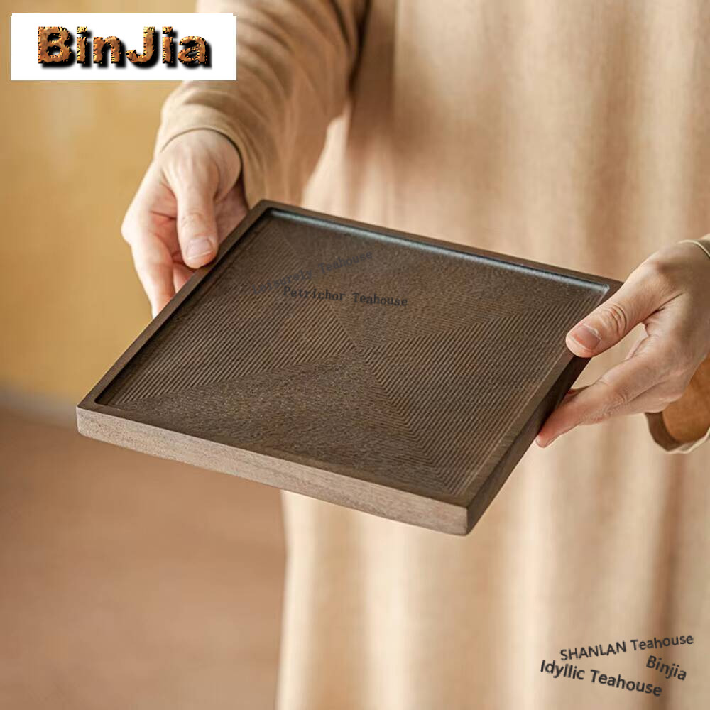 Walnut Square Tableware Solid  - огляд і ціна Japanese Snacks