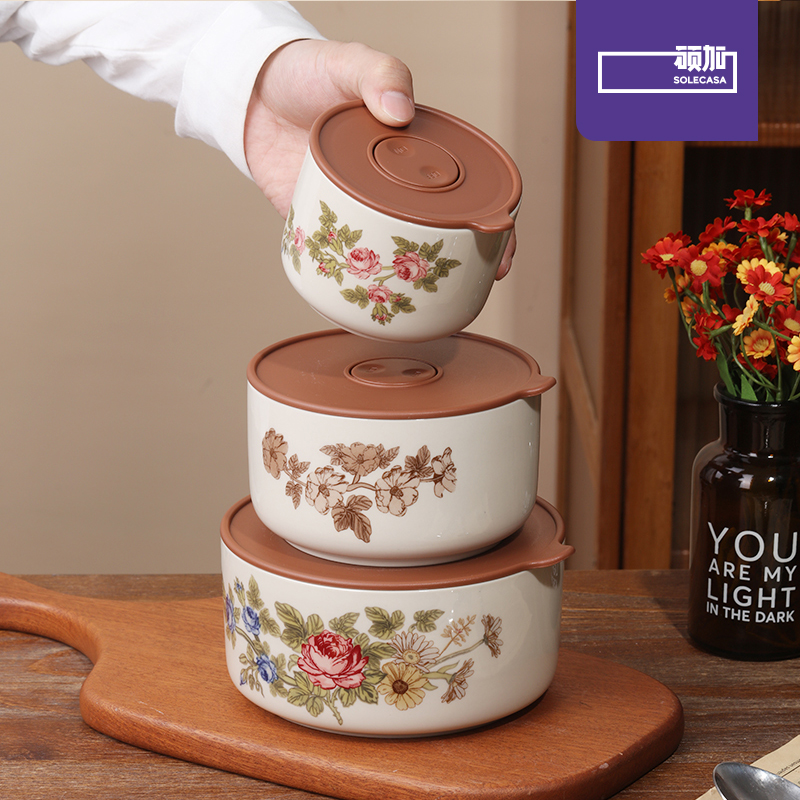 SOLECASA Elegant Rose Pattern  - огляд і ціна Bento Box