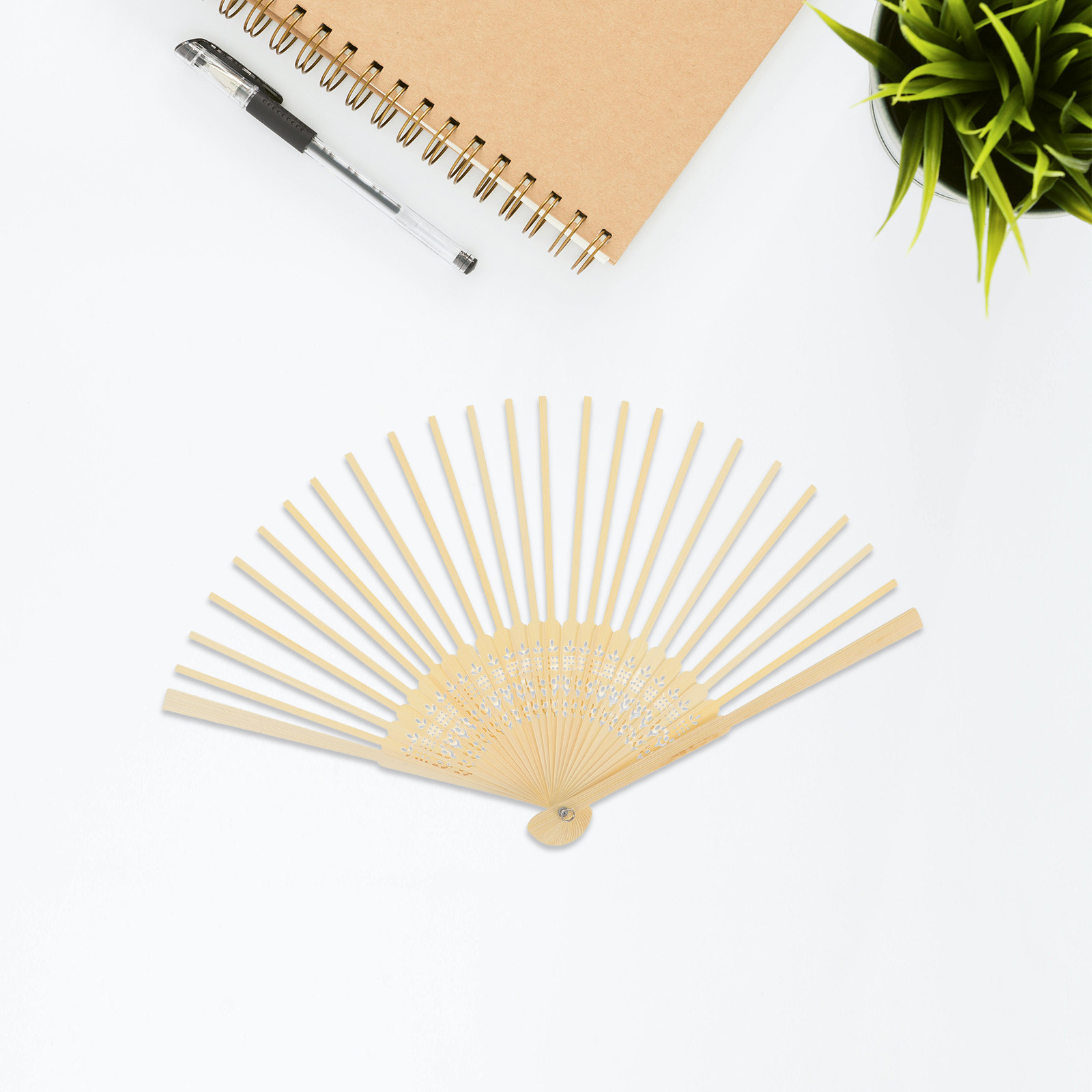 3Pcs Bamboo Folding Fan Frame  - огляд і ціна Japanese Fan