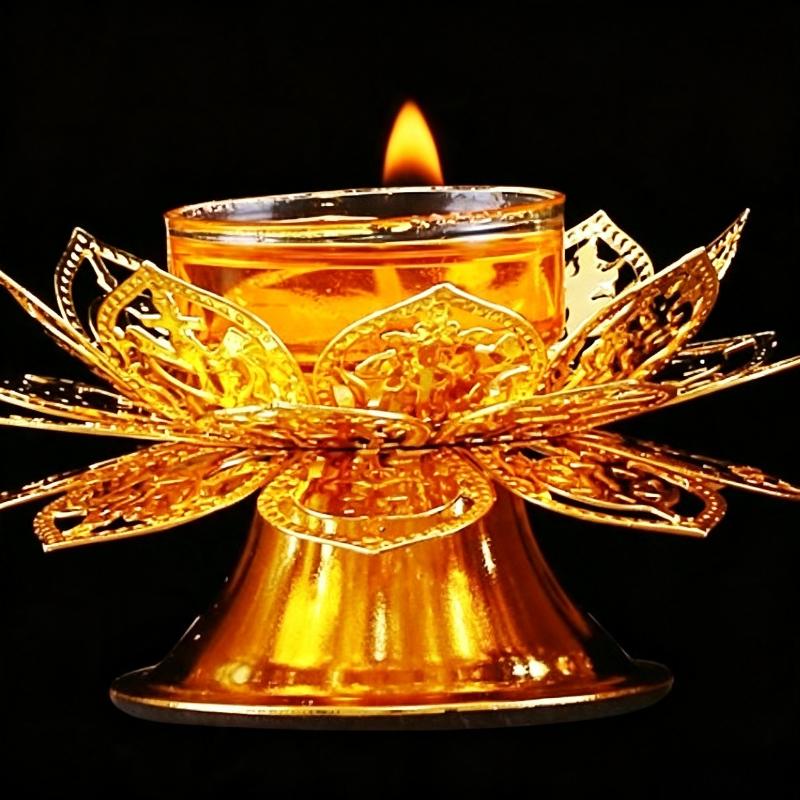 Tea Light Holder Gold Lotus De - огляд і ціна Incense Holder