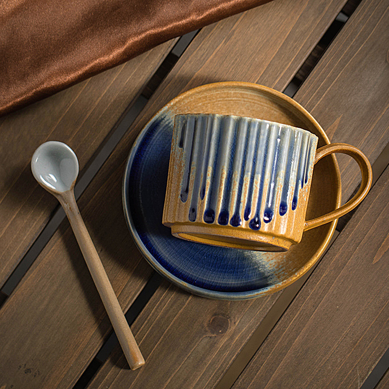 Coarse Pottery and Saucer Set  - огляд і ціна Japanese Pottery